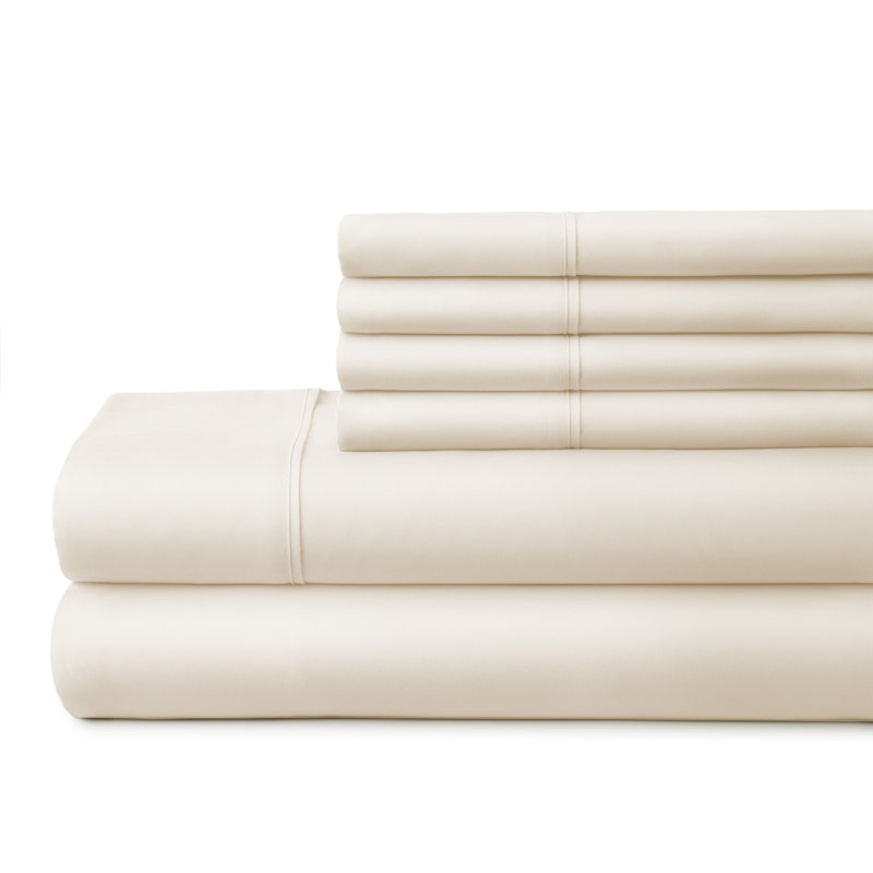 Archimedes Microfiber Sheet Set, Cream, Full