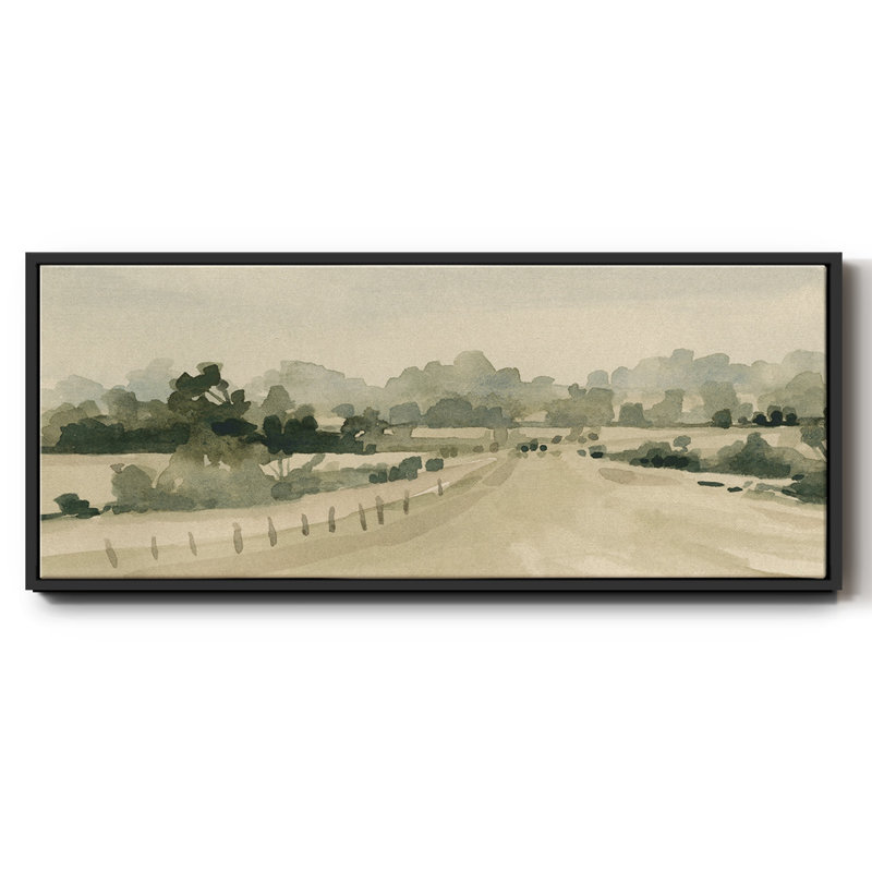 Les routes de campagne II - toile encadrée