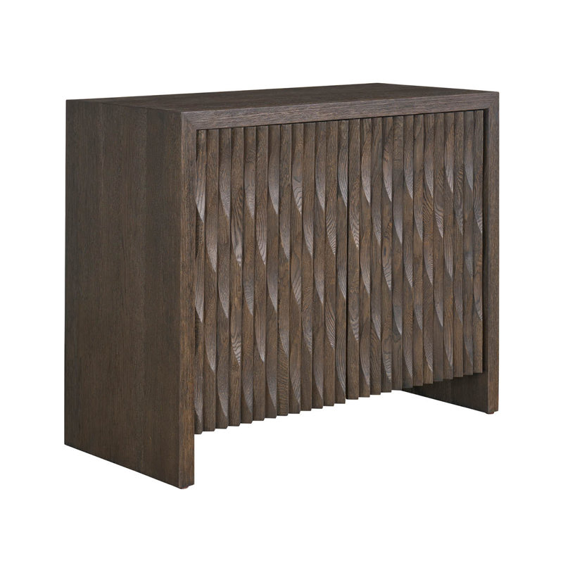 Modern Accent Cabinet, Brown