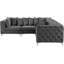 Canapé modulaire réversible en velours 108 po-82749513