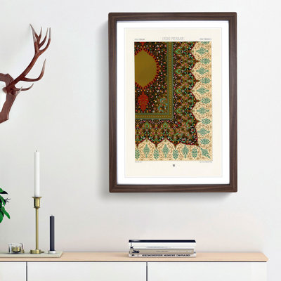 Ornate Indo-Persian Pattern by Albert Racinet - Picture Frame Painting Print