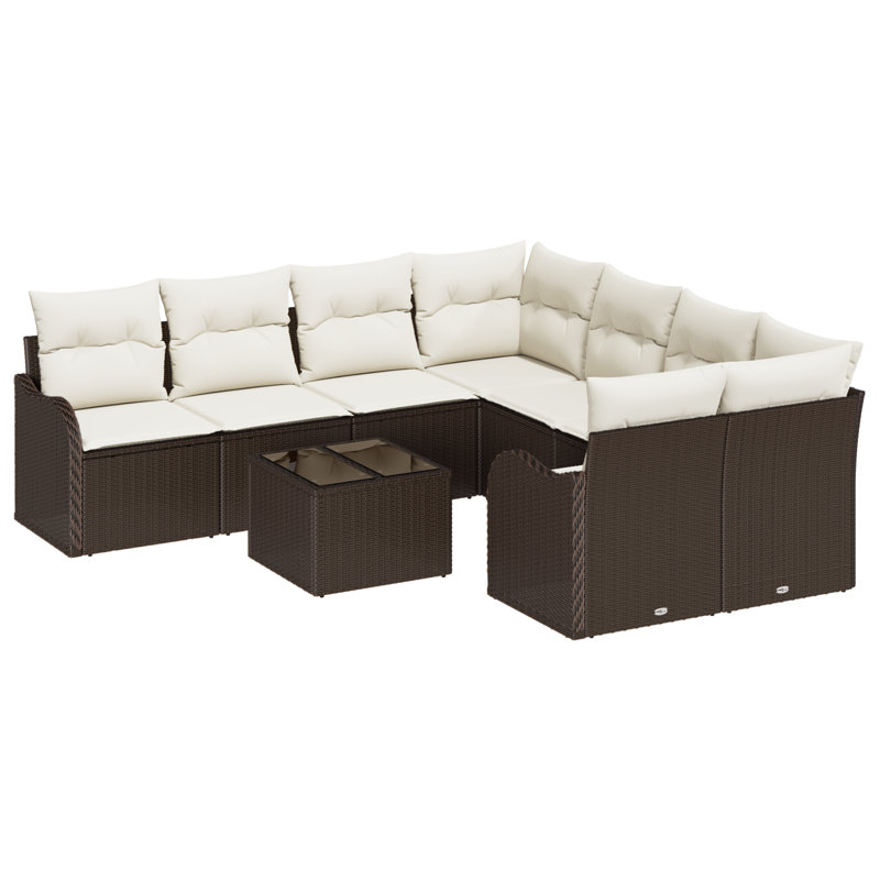 234cm Wide Patio Sofa with Cushions