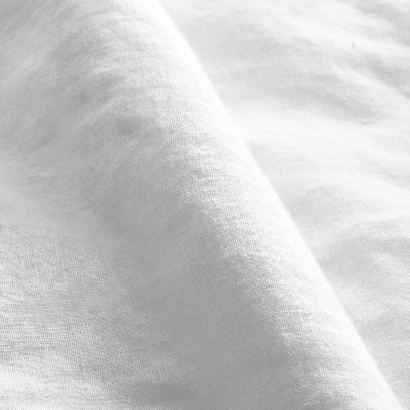 Stone Washed Duvet Cover, Queen Duvet Cover + 2 Queen Shams, White