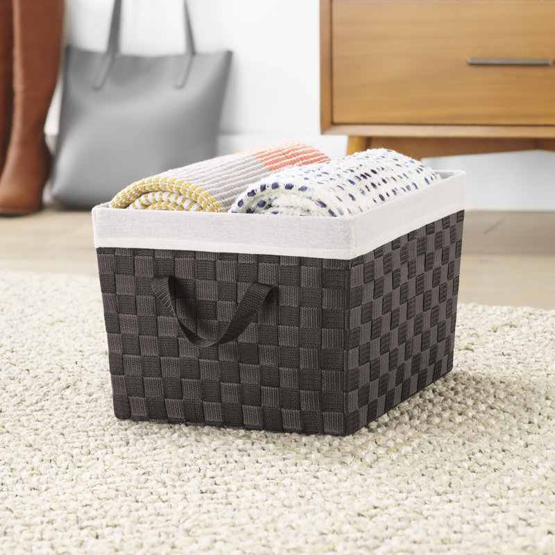 Panier en osier tissé / tissu, Petit