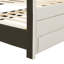Lit plateforme tapissier avec couchette simple et 3 tiroirs Christiano-2025132448