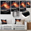 Lunar Space Mountain Landscapes IV - Space Landscapes Metal Wall Art-1010720460