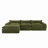 Boneless Kentin 116'' Upholstered Modular Sectional Sofa,No Assembly Required-448003024