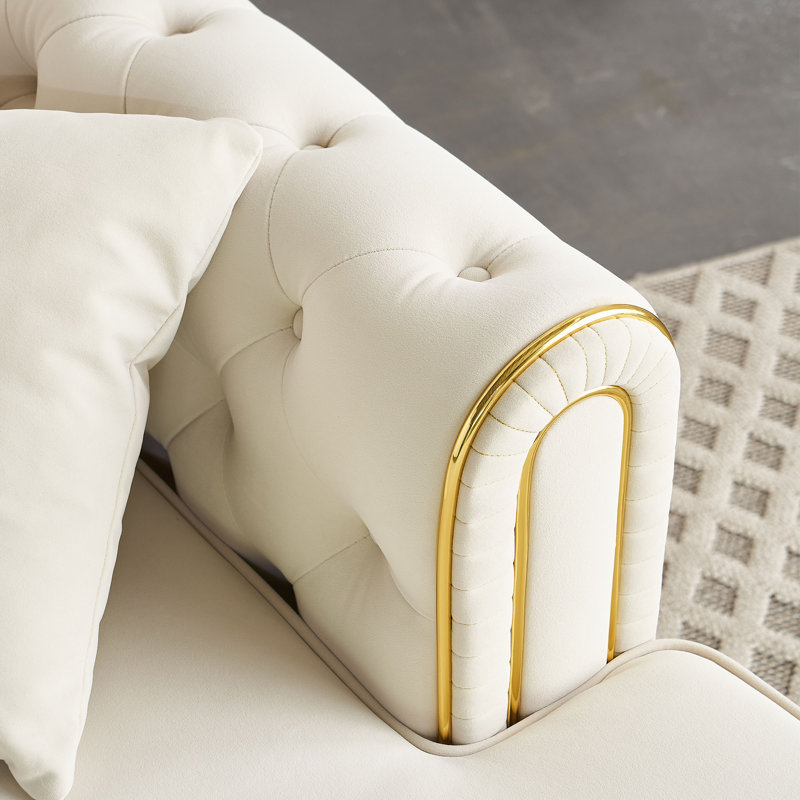 Canapé 66,9 po, Beige