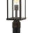 Manhattan Single Light Outdoor Post Top/Pier Mount Lantern - Clear Beveled Glass