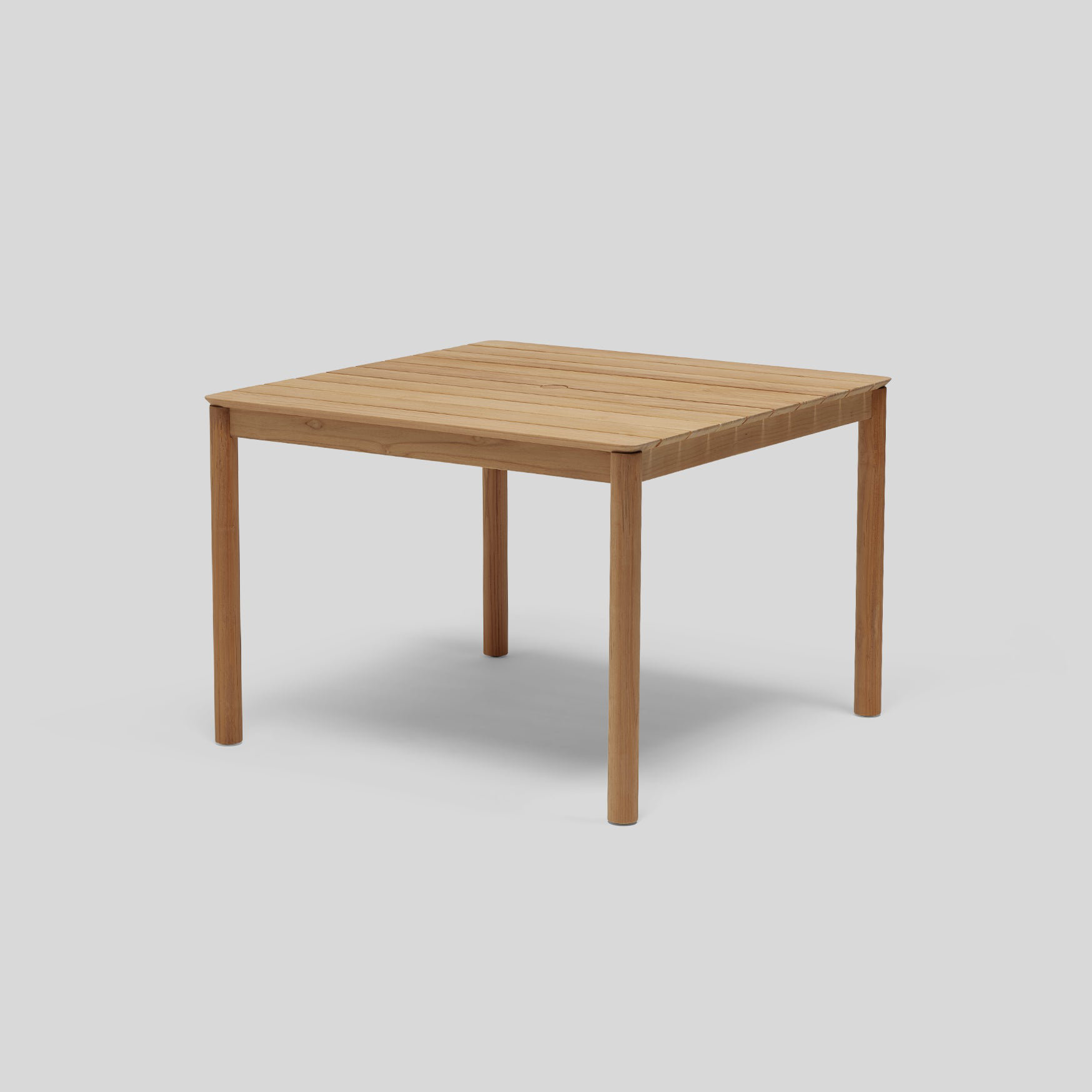 Neighbor Haven Teak Solid Wood Dining Table - Thumbnail 2