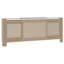 Housse de radiateur vidaXL avec tablette de rangement supérieure, housse de chauffage, panneau de fibres à densité moyenne, 55,5-80,7 po x 7,5 po x 32,1 po, naturel-91833315-91833317-132453091