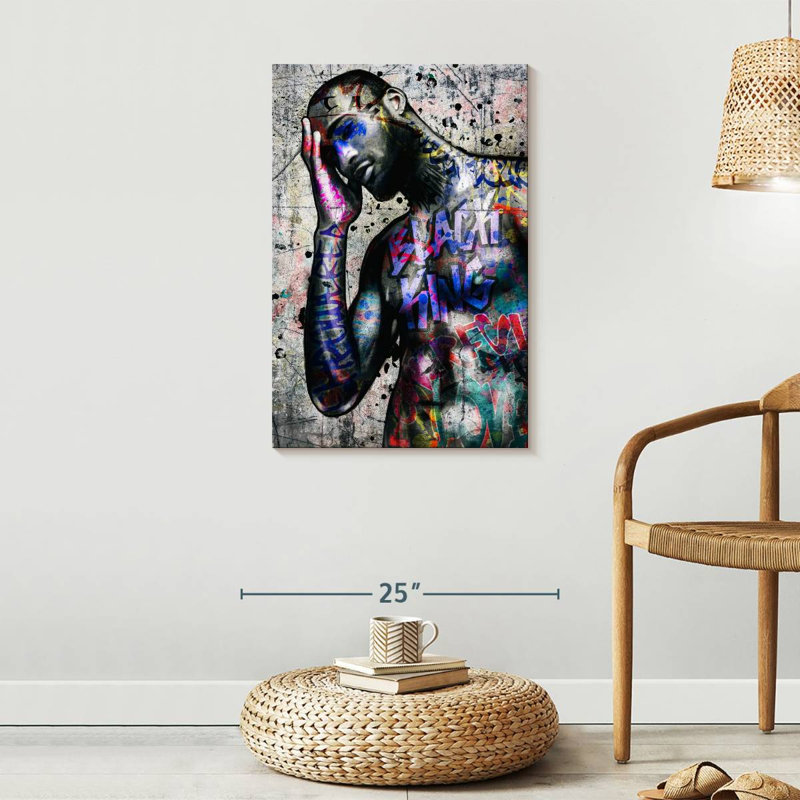 " African Hunk " by Harper D., 30" H x 20" W x 1.25" D