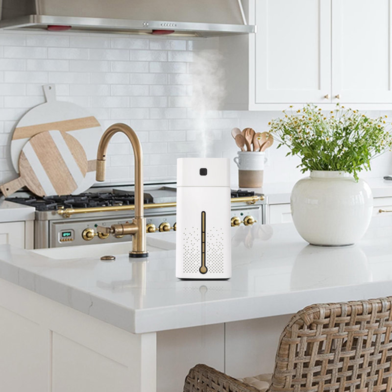 Techko Modern Sleek 1000Ml Ultrasonic Cool-Mist Tabletop Humidifier