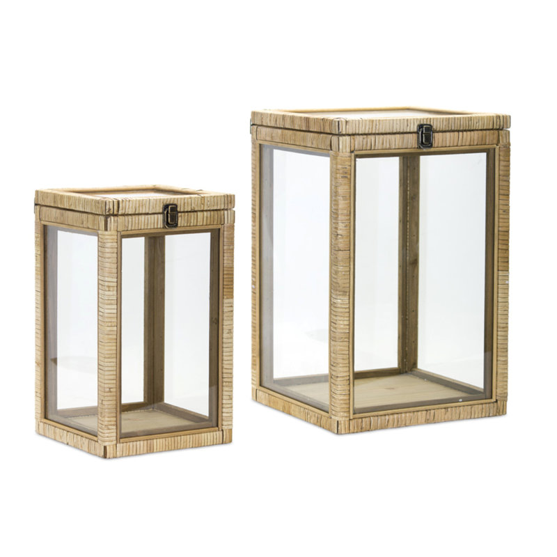 Bayou Breeze Solid Wood Decorative Bin