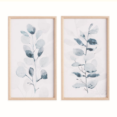 ETHEREAL EUCALYPTUS PRINTS, SET OF 2
