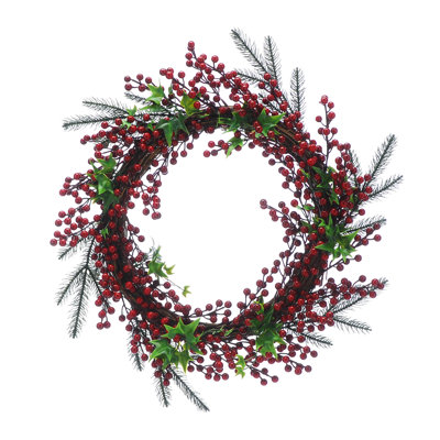 Faux Pine 56cm Wreath