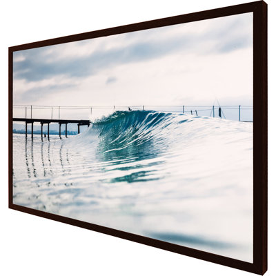 Demartino Ocean Ideal Wave In Ocean. Breaking Blue Waves - Single Picture Frame Print