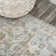 Macknair Bohemian Medallion Low-Pile Machine-Washable Cream/Brown/Green Rug
