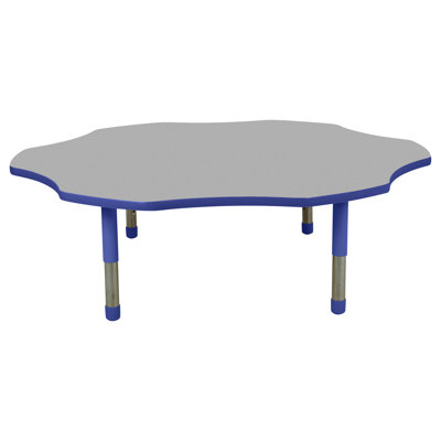 Table d'activité Flower T-Mould avec pieds minuscules réglables
