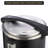 Coffee Urn – 18L Hot Beverage Dispenser for Catering, Double-Wall Stainless Steel Percolator, Dripless Faucet with Water Gauge, Drip Tray & Warm Lights (Black)-123266727