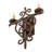 Steel Candle Wall Light