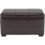 Maiden Faux Leather Ottoman