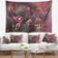 Photographie florale sakura tapisserie japonaise cerise-28484269