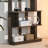 5-Tier Storage Geometric Bookcase,Open Shelf Simple Compartment Display Bookshelf Stand-4627229