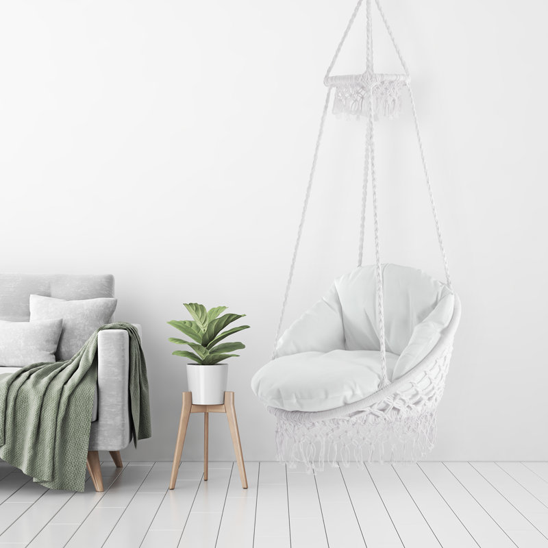 Trace Hanging Chair, White