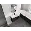 Meuble-lavabo mural 28 po avec lavabo en céramique blanche et porte à fermeture en douceur 28 po-1236443317