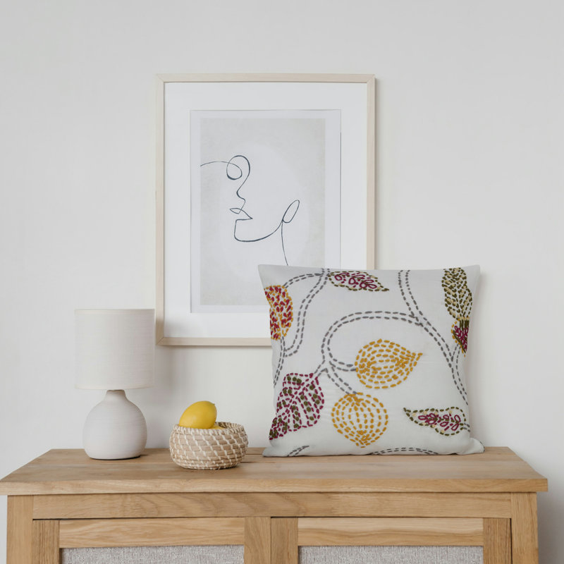 Housse et insert de coussin en coton