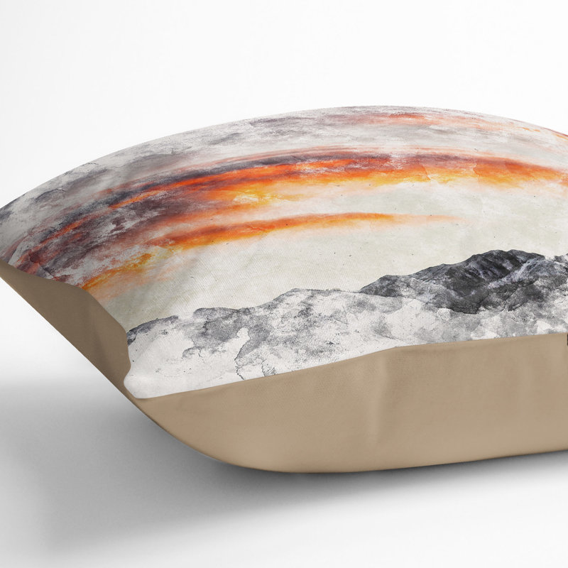 Square Throw Cushion, 55cm H x 55cm W x 20cm D, Stone