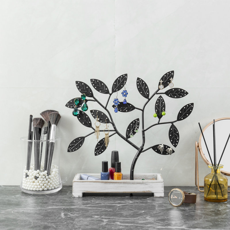 Earring Tree Jewellery Stand With Ring Tray