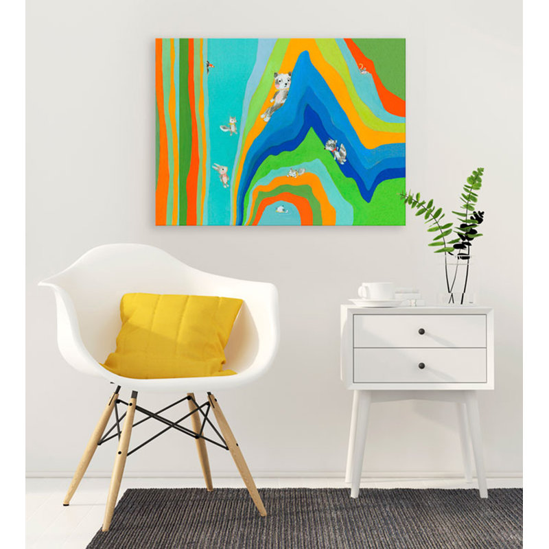 Jared Animals Canvas Art, 18" H x 24" L x 1.25" W