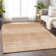 Premium Machine Washable Prisco Salmon Rug