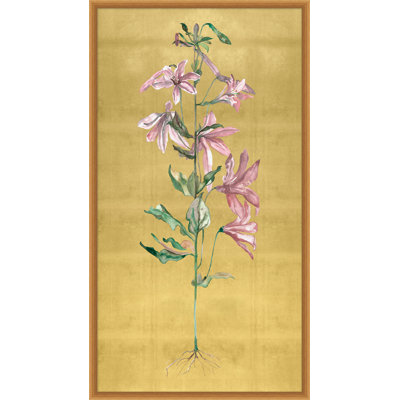 Golden Stem 2 Print by Lillian August