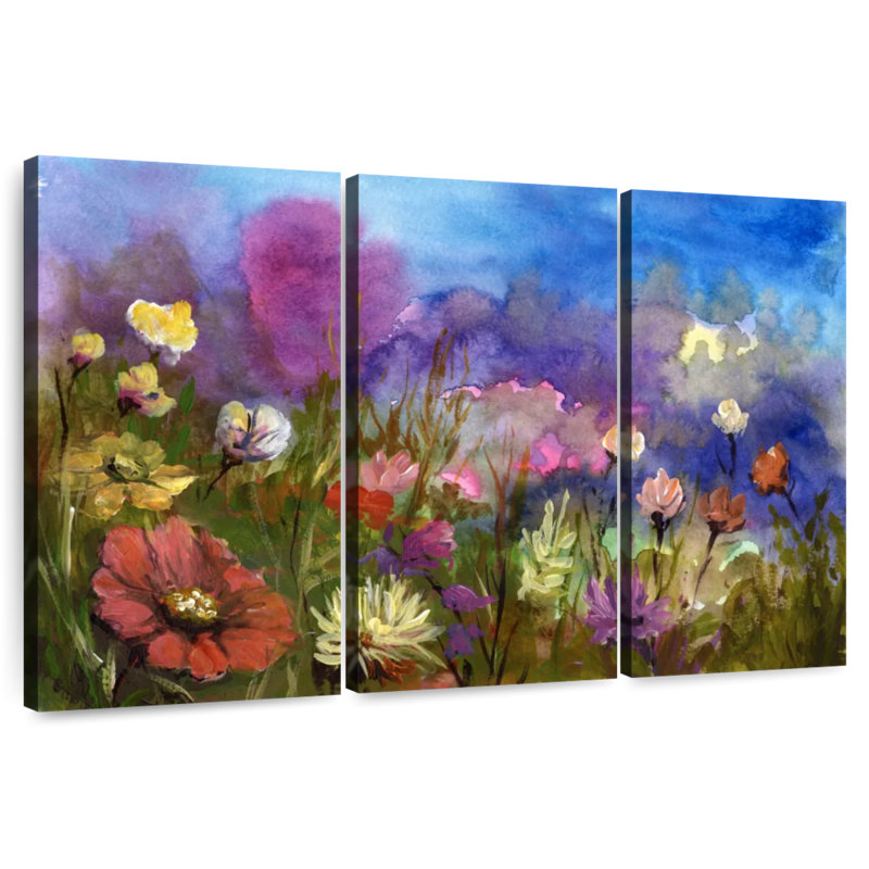 Champ de fleurs Alvord, H 24 po x l 38 po