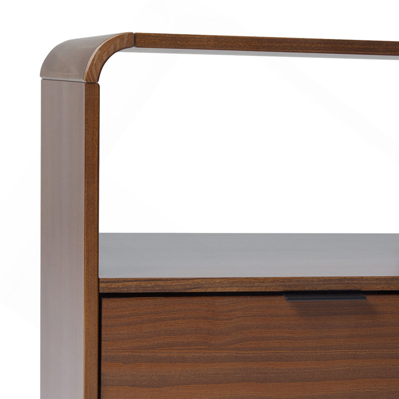Table de chevet Modern, Brun