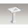 Memoirs® 26.375" Tall Rectangular Pedestal Bathroom Sink with Overflow