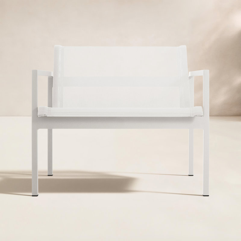 Skiff Outdoor Lounge Chair, White