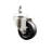316SS Soft Rubber Wheel Swivel Threaded Stem Caster SCC