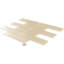 Apollo 12" x 12" Glass Brick Joint Mosaic Wall & Floor Tile