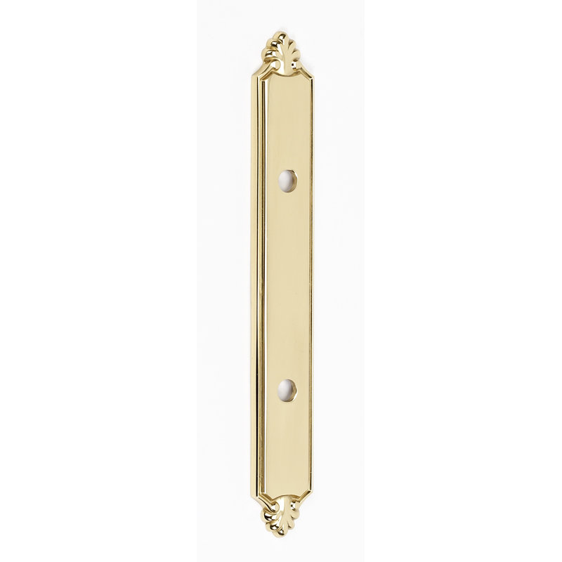 Bella Brass Back Plate, Polished Brass