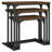 17 Stories Nesting Coffee Tables 3 Pcs Smoked Oak Engineered Wood-790407320