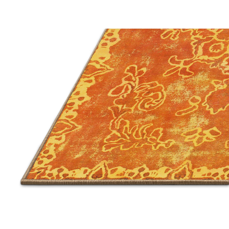 Tapis abstrait moderne 1277, Tapis de couloir 2 pi x 5 pi