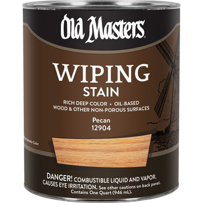 Old Masters 12904 Qt Pecan Wiping Stain Classics 240 VOC-1PK