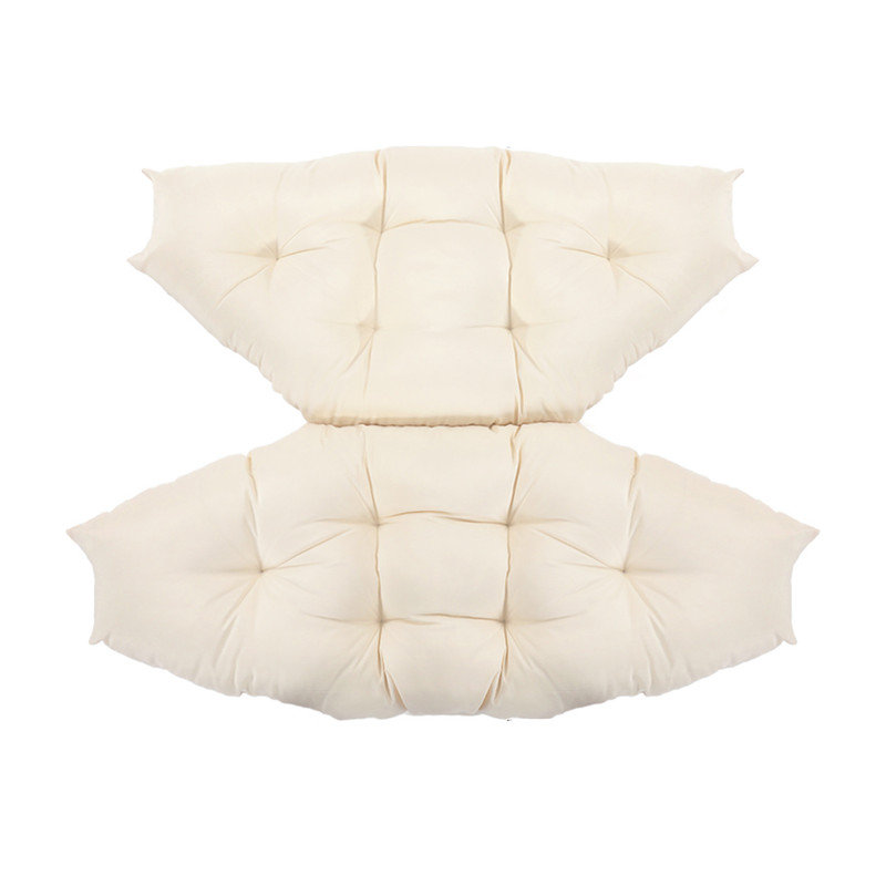Grand coussin de siège en polyester, Beige