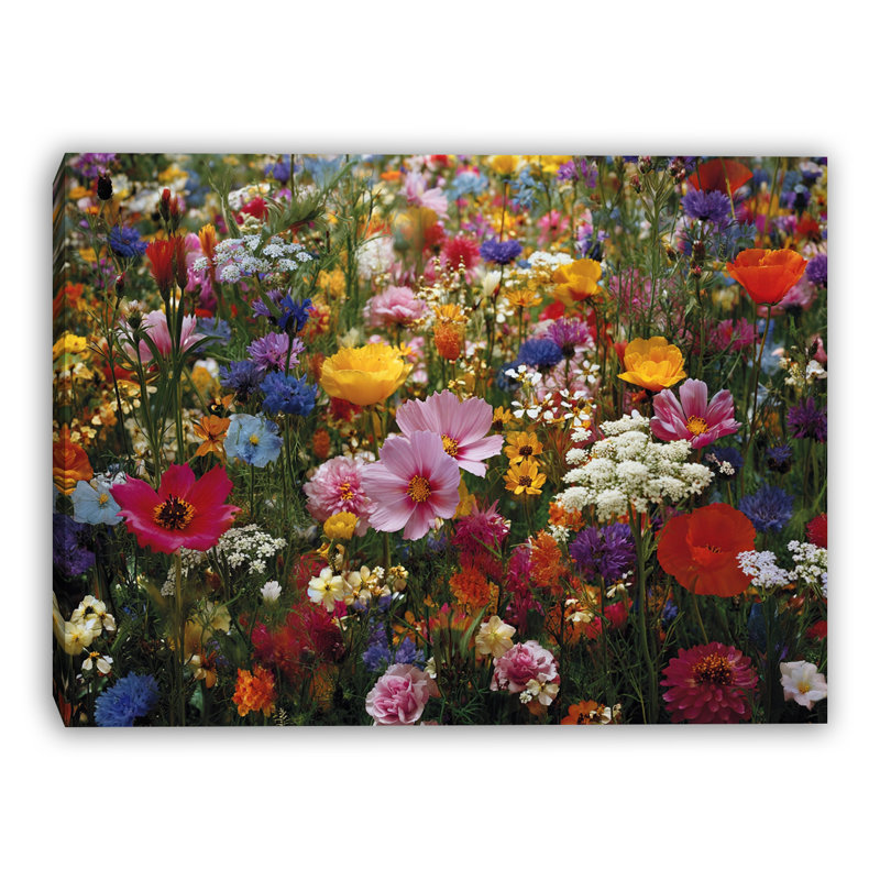 Art mural sur toile tendue Wildflower, 12 po x l 12 po x P 1 po