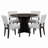 5-Piece Round Dining Table Set For 4-78738764
