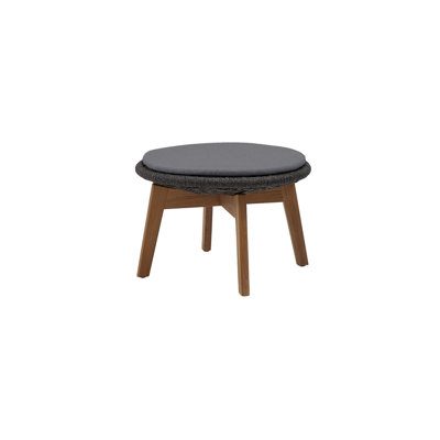 Peacock Outdoor Teak Ottoman